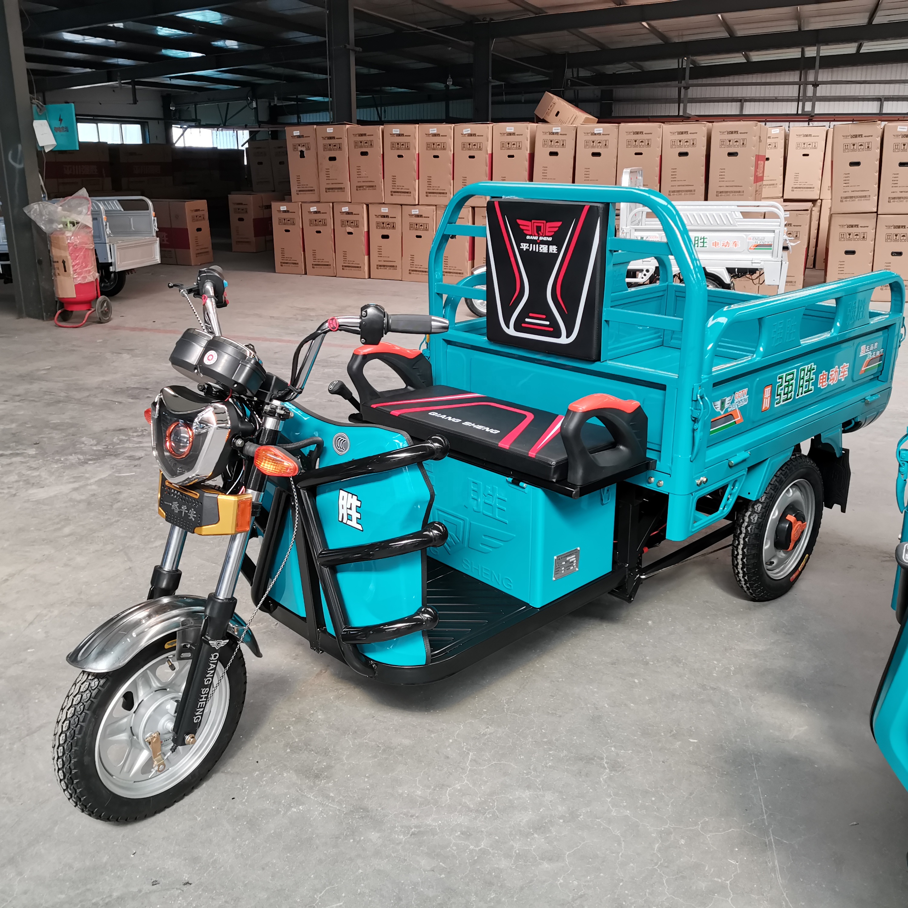 Battery operated electric tricycle three wheel electric cargo trike motorcycle with good price