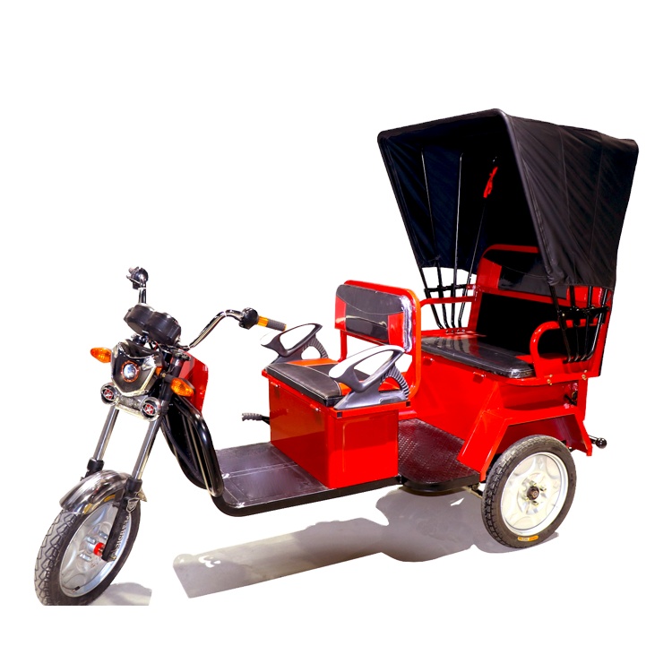 Bangladesh design 1000W electric tricycle taxi passenger electric loader for sale