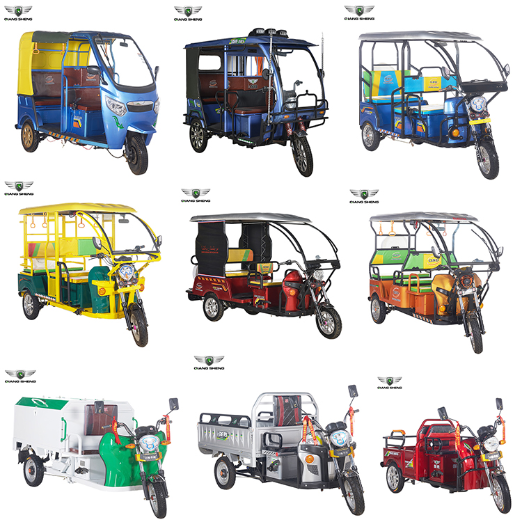 2020 New design auto rickshaw 4000w  E  three wheelers rickshaw for passengers China Factory Supply bajaj tuk tuk