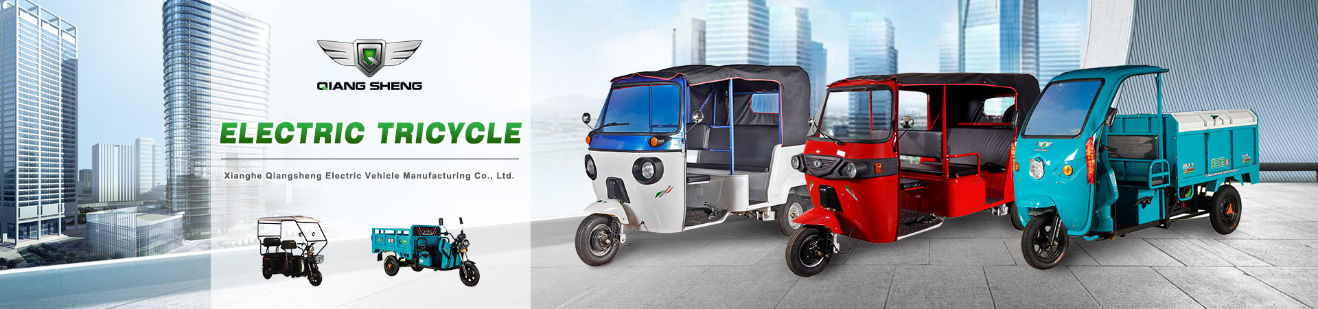 QSD cargo e rickshaw 400kgs loading capacity electric tricycle loader e rickshaw loader for adults
