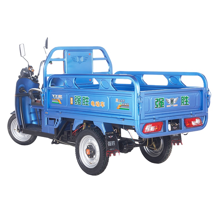 48V 800W closed electric three wheeler garbage electric tricycle trike loader  truck  for sale