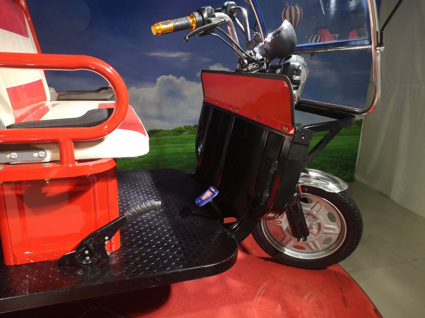 500W electric passenger scooter three wheeler electric tricycles for Adults