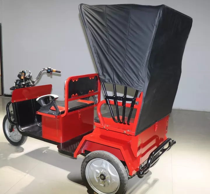2019 THE 60V 800W ape passenger auto price image and good quality electric tricycle adults for two passenger