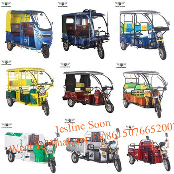 Simple Design Asian Hot Selling Electric Rickshaw Low Maintenance Electric Tricycle Rickshaw For Passenger