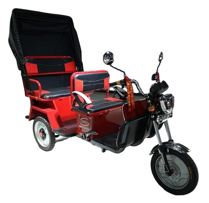 India Casual Design Auto Rickshaw Hot Selling Electric Rickshaw Low Maintenance Electric Tricycle Rickshaw For Passenger